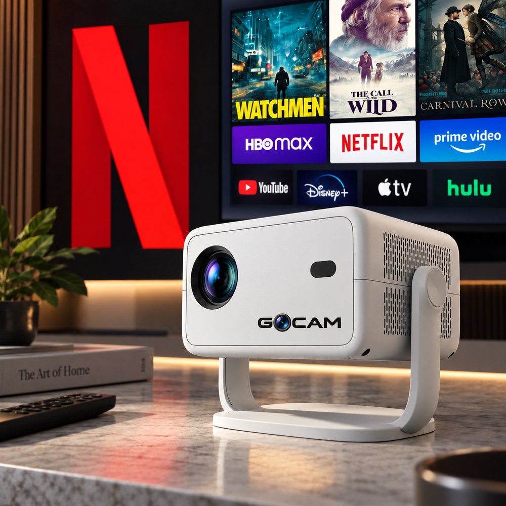 Vidéoprojecteur Go Cam PRO avec trépied intégré